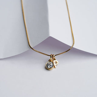 Initial Birthstone Necklace | New Launch - Foundation Gift