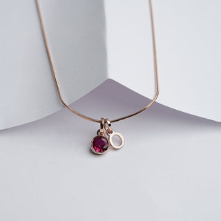 Initial Birthstone Necklace | New Launch - Foundation Gift