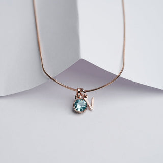 Initial Birthstone Necklace | New Launch - Foundation Gift