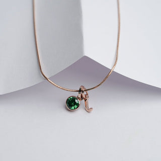 Initial Birthstone Necklace | New Launch - Foundation Gift