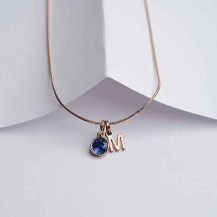 Initial Birthstone Necklace | New Launch - Foundation Gift
