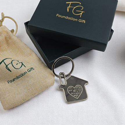 Maa's Love House Keychain - Unique Gift For Your Mother - Foundation Gift