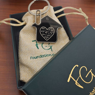Maa's Love House Keychain - Unique Gift For Your Mother - Foundation Gift