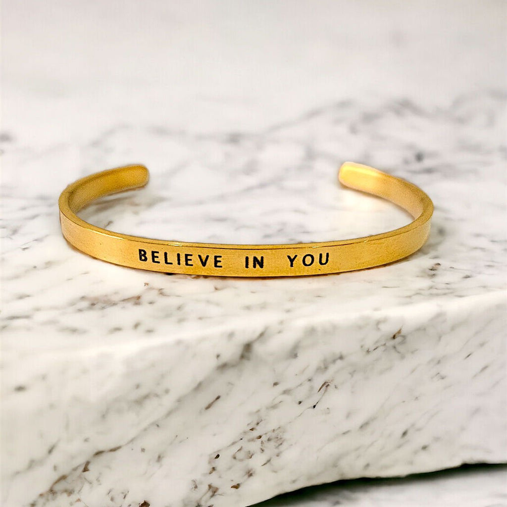 Bracelet with inspirational message - Perfect Motivational Gift ...