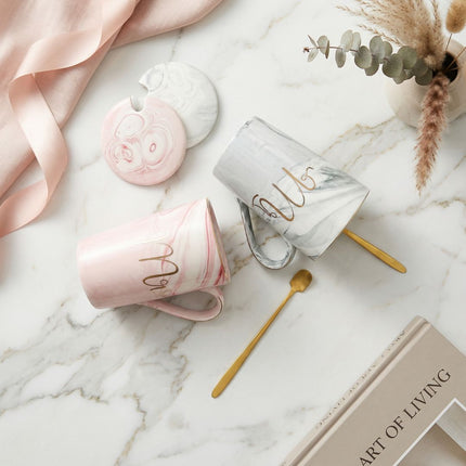 Mr & Mrs Ceramic Mug Set - Foundation Gift