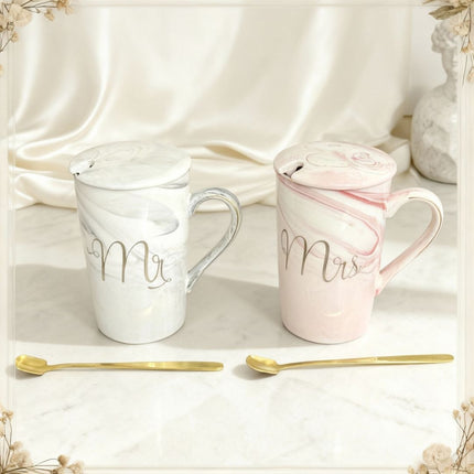 Mr & Mrs Ceramic Mug Set - Foundation Gift