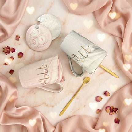 Mr & Mrs Ceramic Mug Set - Foundation Gift