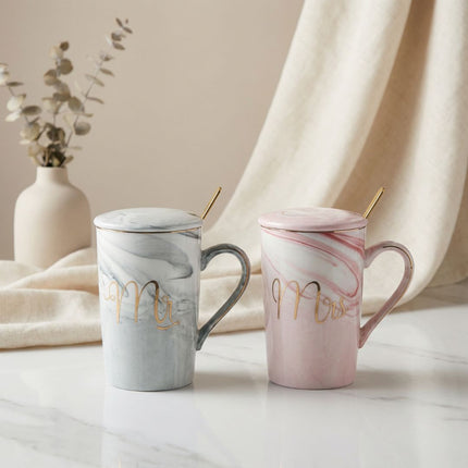 Mr & Mrs Ceramic Mug Set - Foundation Gift