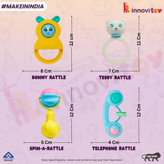 My First Gift - Innovitoy Rattle Set For Babies - Foundation Gift