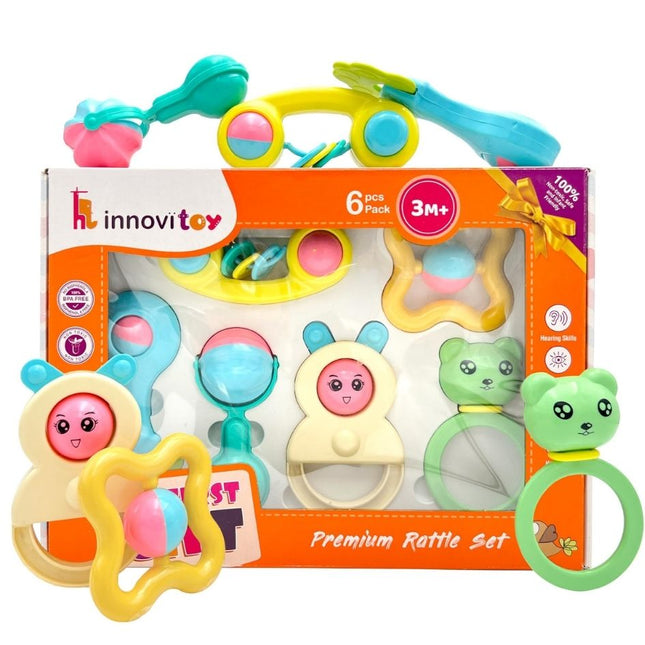 My First Gift - Innovitoy Rattle Set For Babies - Foundation Gift