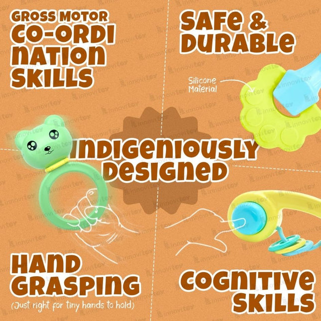 My First Gift - Innovitoy Rattle Set For Babies - Foundation Gift