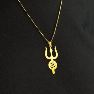 Om Trishul Pendant - Custom Spiritual Jewelry - Foundation Gift