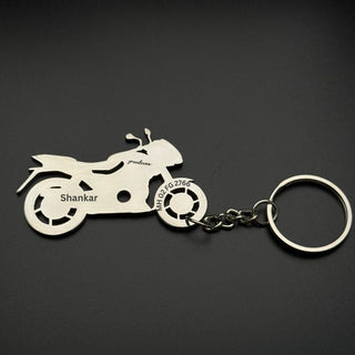 Personalised Bajaj Pulsar 150 Bike Keychain - Rider's Delight - Foundation Gift