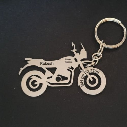 Personalised Bike Keychain | Royal Enfield - Foundation Gift