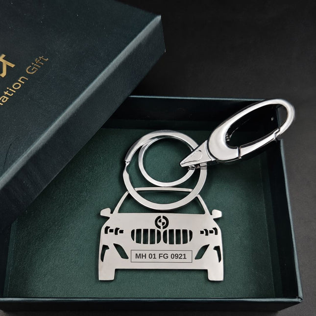 Personalised BMW Sedan New Keychain – Custom Car Accessory - Foundation Gift