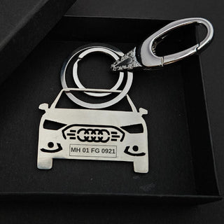 Personalised Car Keychain | Audi Sedan New - Foundation Gift