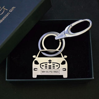 Personalised Car Keychain - Custom Gift for Car Enthusiasts - Foundation Gift