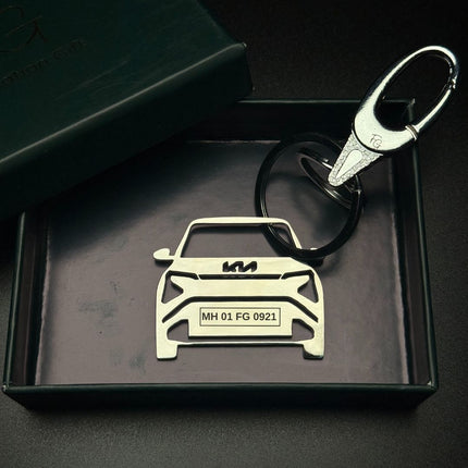 Personalised Car Keychain - Custom Gift for Car Enthusiasts - Foundation Gift