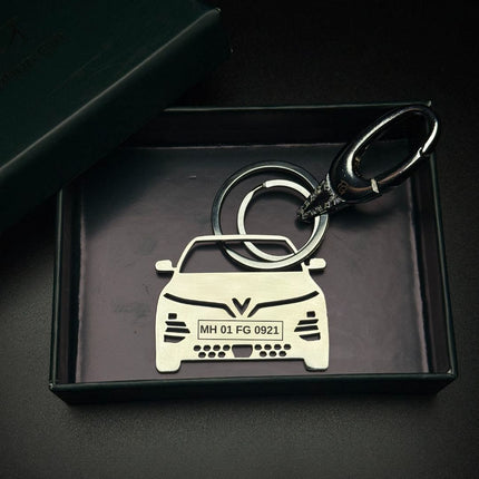 Personalised Car Keychain - Custom Gift for Car Enthusiasts - Foundation Gift
