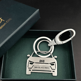 Personalised Car Keychain - Custom Gift for Car Enthusiasts - Foundation Gift