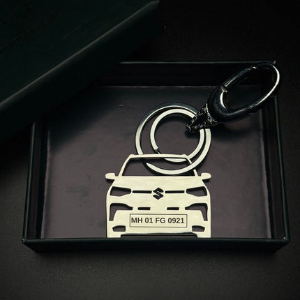 Personalised Car Keychain - Custom Gift for Car Enthusiasts - Foundation Gift