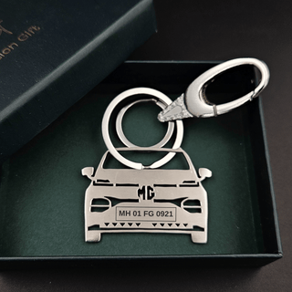 Personalised Car Keychain - Custom Gift for Car Enthusiasts - Foundation Gift