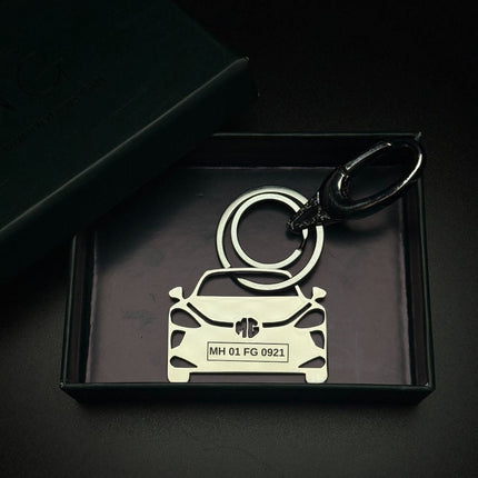 Personalised Car Keychain - Custom Gift for Car Enthusiasts - Foundation Gift