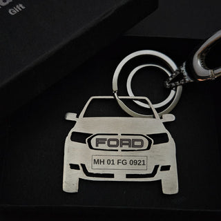 Personalised Car Keychain | Ford Endeavour New - Foundation Gift