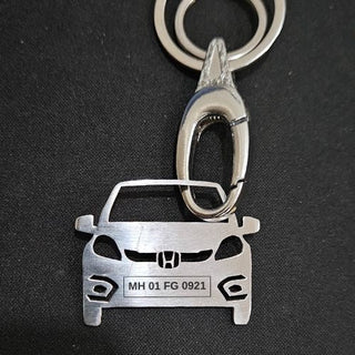 Personalised Car Keychain | Honda Amaze 2013 - 2018 - Foundation Gift