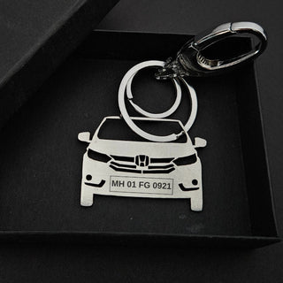 Personalised Car Keychain | Honda Amaze New - Foundation Gift