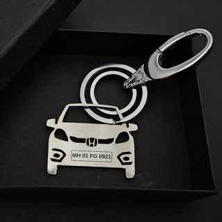 Personalised Car Keychain | Honda Brio - Foundation Gift