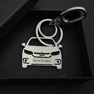 Personalised Car Keychain | Honda City - Foundation Gift