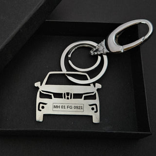 Personalised Car Keychain | Honda City New - Foundation Gift