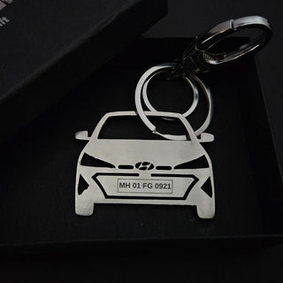 Personalised Car Keychain | Hyundai Elantra - Foundation Gift