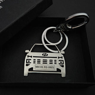 Personalised Car Keychain | Hyundai Exter - Foundation Gift