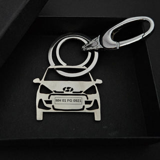 Personalised Car Keychain | Hyundai i10 Grand - Foundation Gift