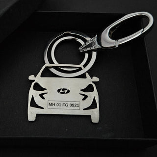 Personalised Car Keychain | Hyundai i10 Nios - Foundation Gift