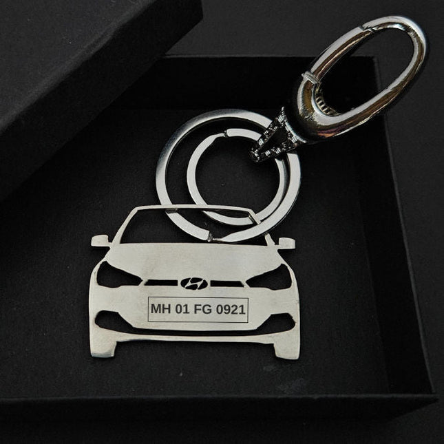 Personalised Car Keychain | Hyundai i20 - Foundation Gift