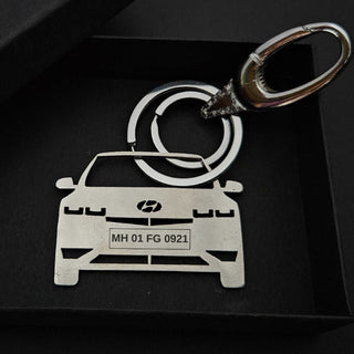 Personalised Car Keychain | Hyundai IONIQ - Foundation Gift