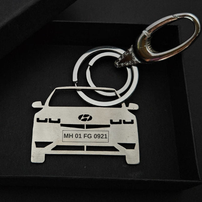 Personalised Car Keychain | Hyundai IONIQ - Foundation Gift