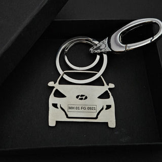 Personalised Car Keychain | Hyundai Santro - Foundation Gift