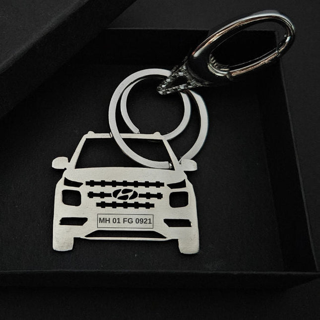 Personalised Car Keychain | Hyundai Venue - Foundation Gift