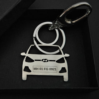 Personalised Car Keychain | Hyundai Xcent - Foundation Gift