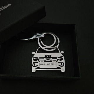 Personalised Car Keychain | Kia Seltos Facelift 2024 - Foundation Gift