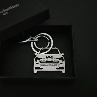 Personalised Car Keychain | Kia Sonet Facelift 2024 - Foundation Gift