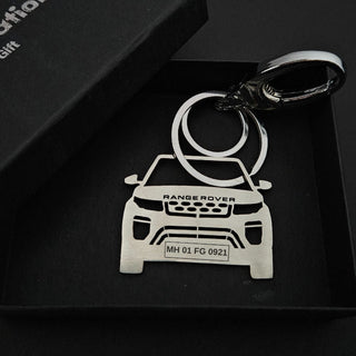 Personalised Car Keychain | Land/Range Rover Evoque - Foundation Gift