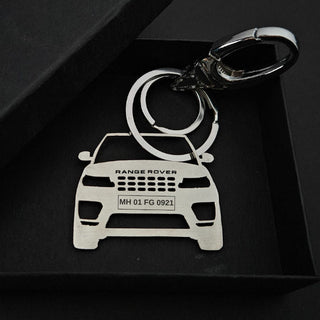 Personalised Car Keychain | Land/Range Rover Vogue - Foundation Gift