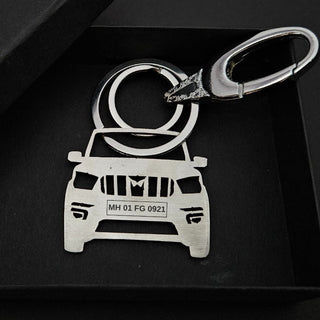 Personalised Car Keychain | Mahindra Scorpio Classic New - Foundation Gift