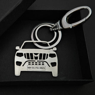 Personalised Car Keychain | Mahindra Scorpio N - Foundation Gift