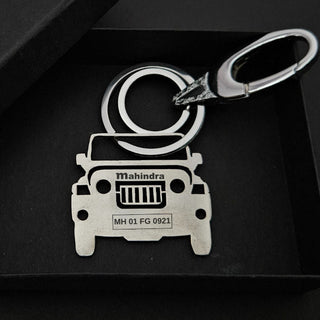 Personalised Car Keychain | Mahindra Thar - Foundation Gift